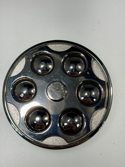 Revolver Cylinder Spinning Round Belt Buckle