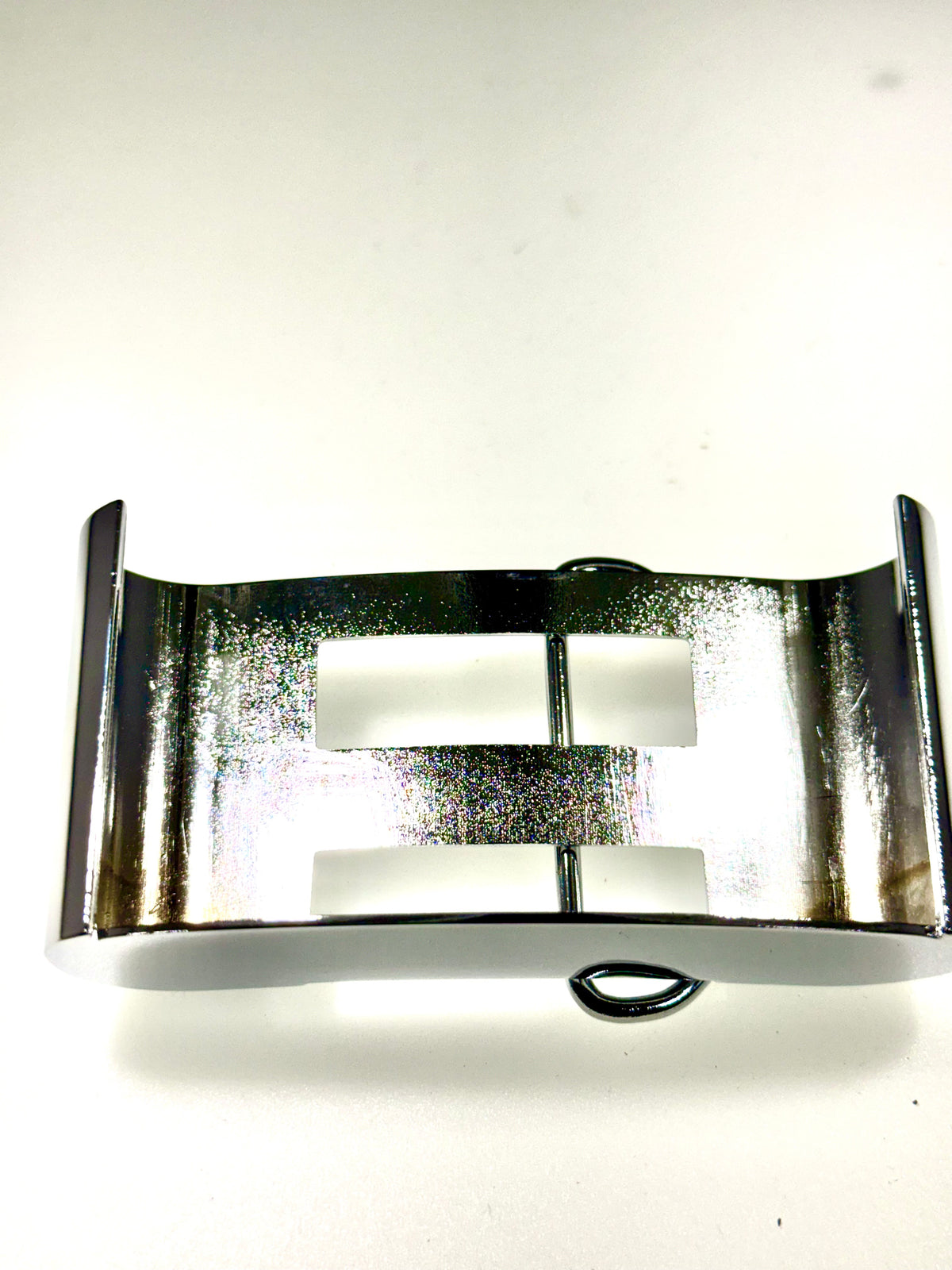 Stainless Steel Silver Belt Buckle Flask Holder