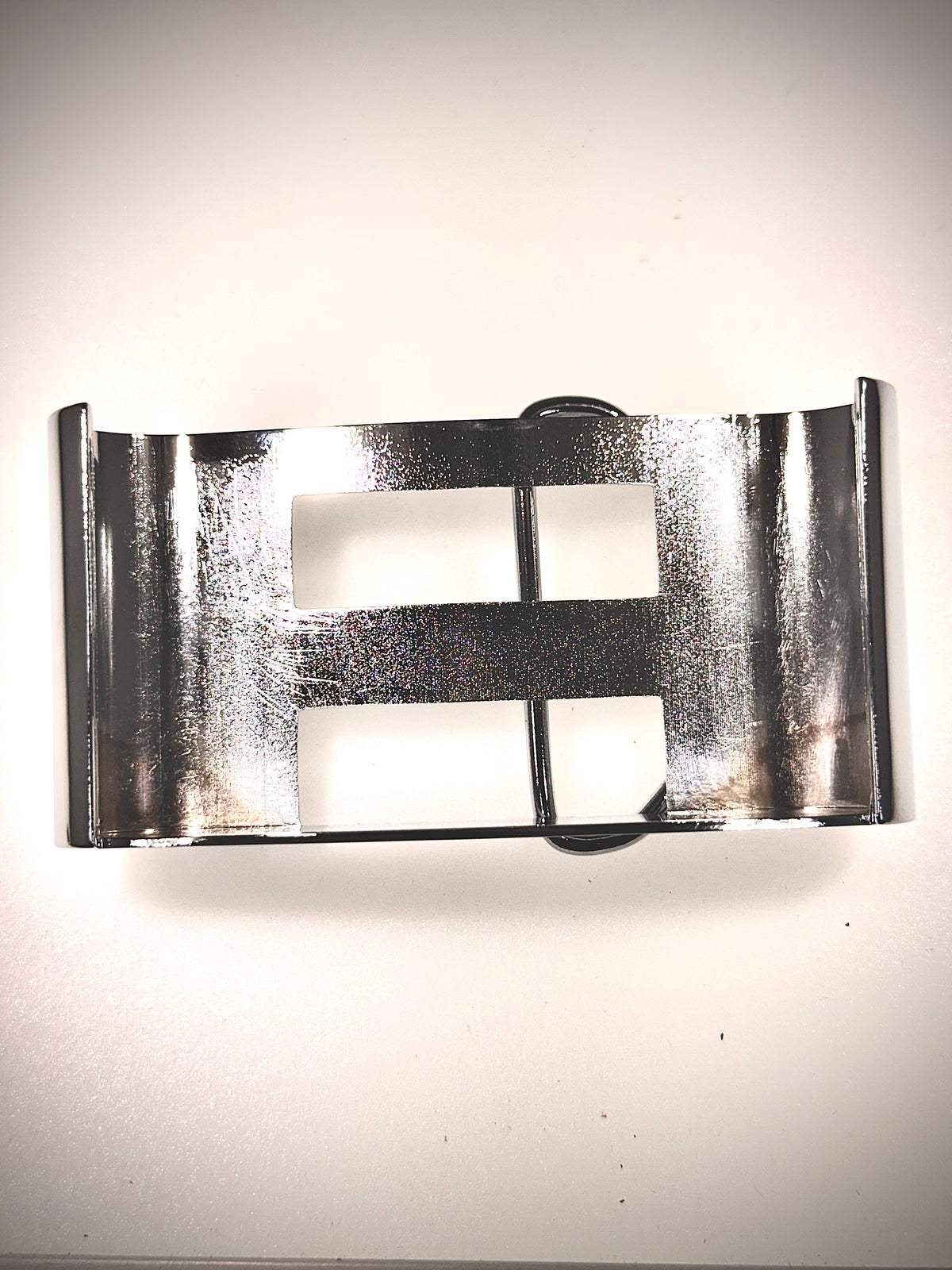 Stainless Steel Silver Belt Buckle Flask Holder