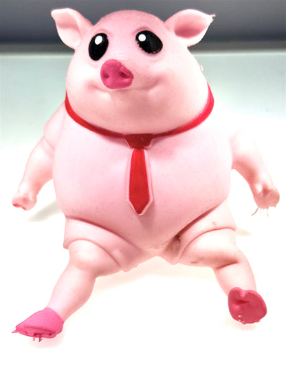 Splash Piggy & Friends Stress Relief Toys Bad Piggy - Pig Squishy Stress Toy, Baby Pig (4")