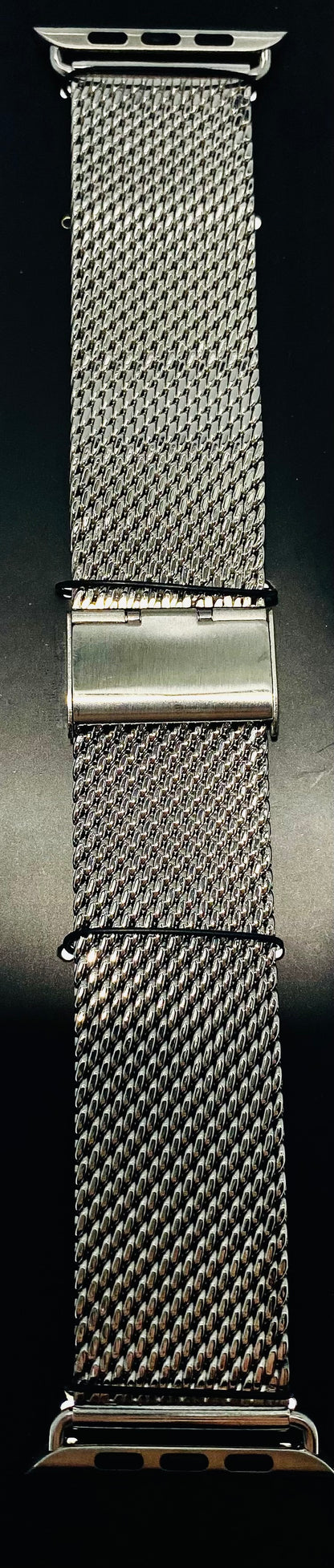 SILVER MESH STAINLESS STEEL BRACELET SMARTWATCH BAND 38-42 MM