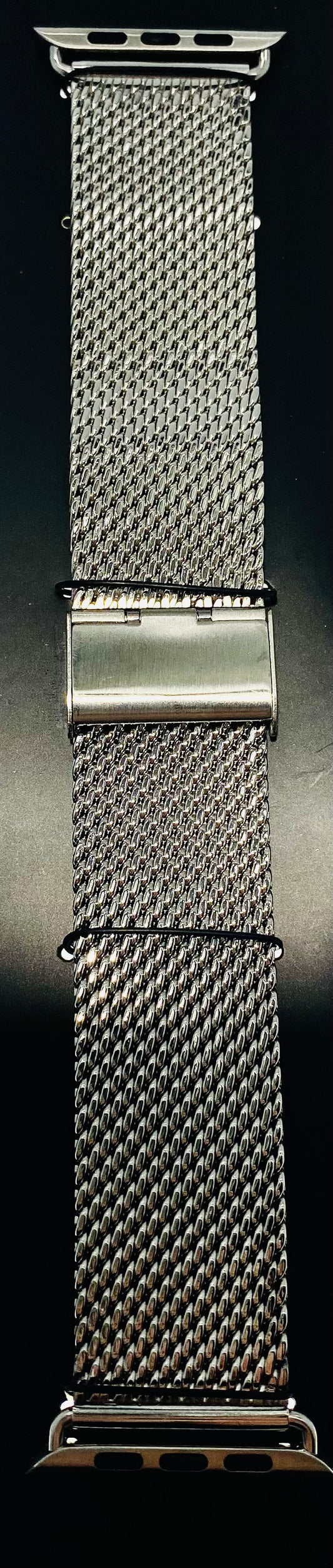 SILVER MESH STAINLESS STEEL BRACELET SMARTWATCH BAND 38-42 MM