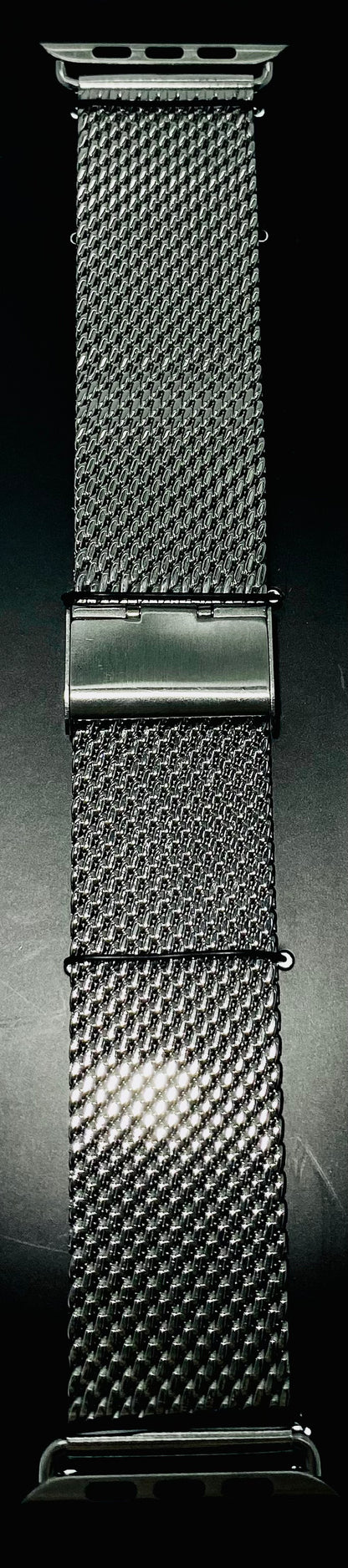 SILVER MESH STAINLESS STEEL BRACELET SMARTWATCH BAND 38-42 MM