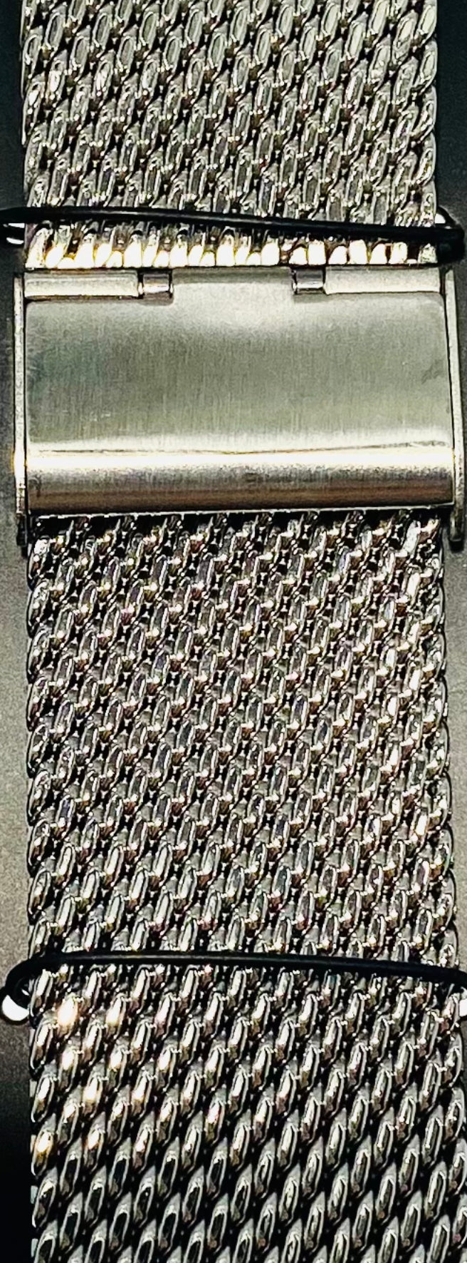 SILVER MESH STAINLESS STEEL BRACELET SMARTWATCH BAND 38-42 MM