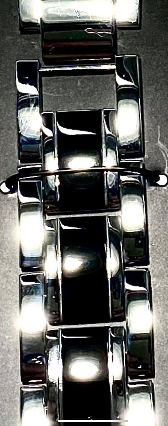 STAINLESS STEEL SKELETON BRACELET SMARTWATCH BAND 38-42 MM