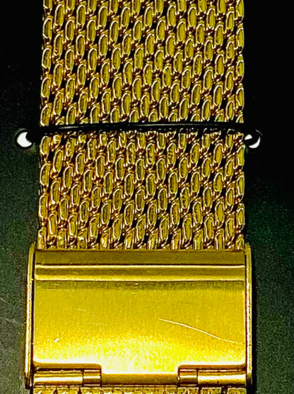 GOLD MESH STAINLESS STEEL BRACELET SMARTWATCH BAND 38-42 MM