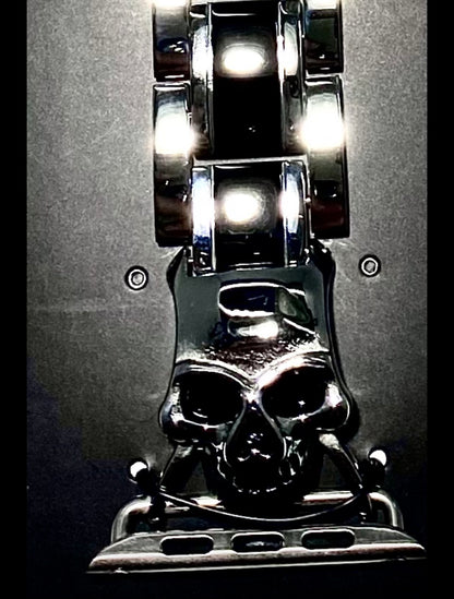 STAINLESS STEEL SKELETON BRACELET SMARTWATCH BAND 38-42 MM
