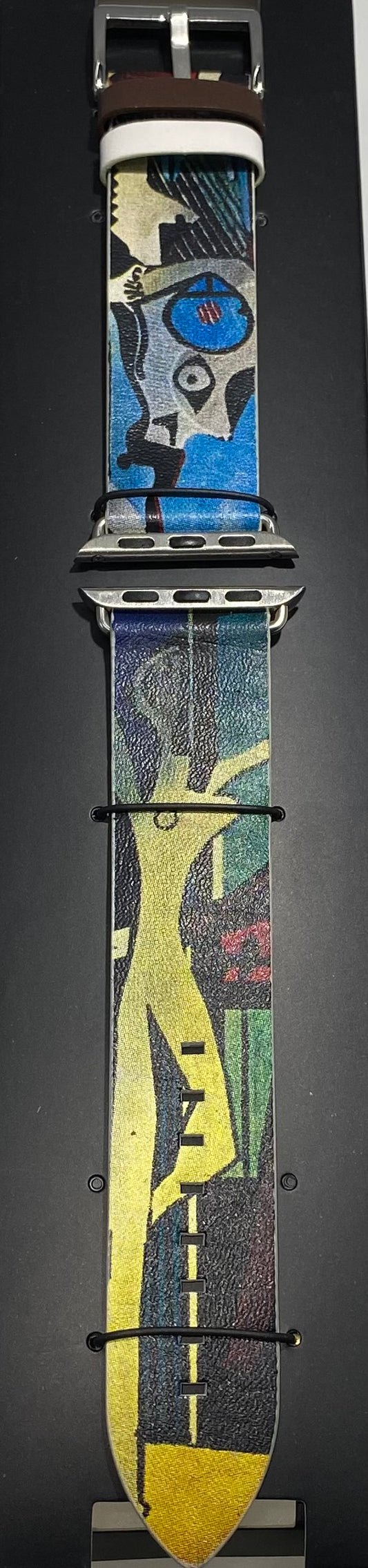 Colorful Art-Inspired Abstract Smartwatch Band