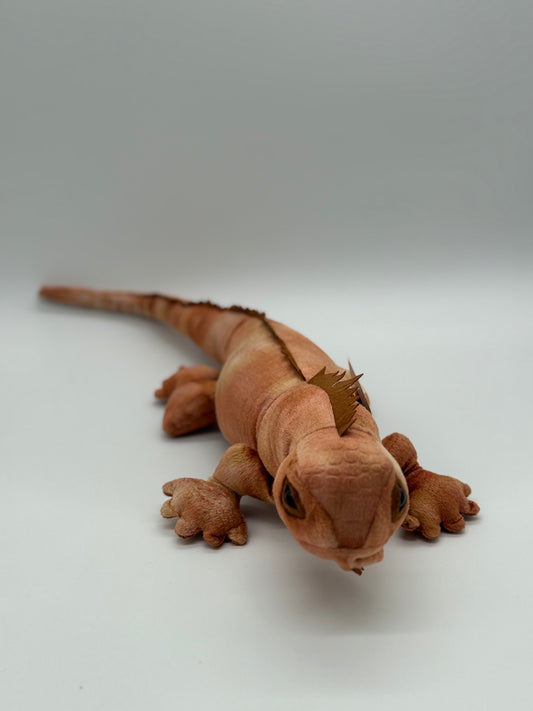 Bearded Dragon Plush Toy – Large Lizard Stuffed Animal, 12–14"