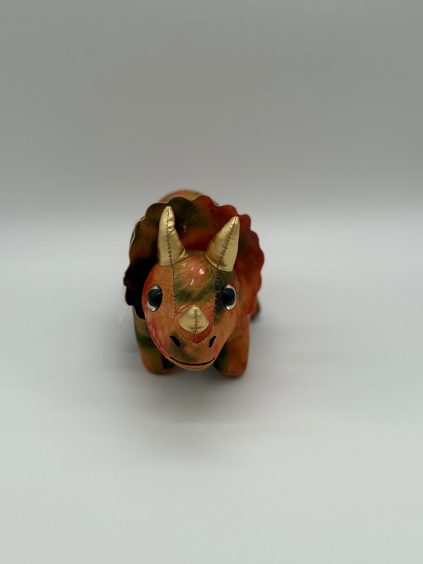 Triceratops Dinosaur Plush Toy – Medium Stuffed Animal, 10–14"