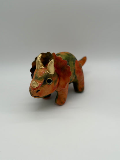 Triceratops Dinosaur Plush Toy – Medium Stuffed Animal, 10–14"