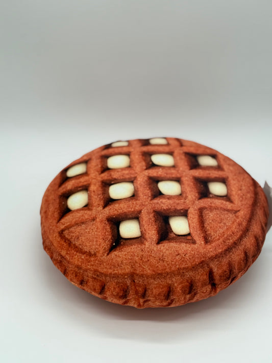 Stuffed Cookie Throw Pillow Cushion Soft White Chocolate Biscuits Food Plush Toy 18"