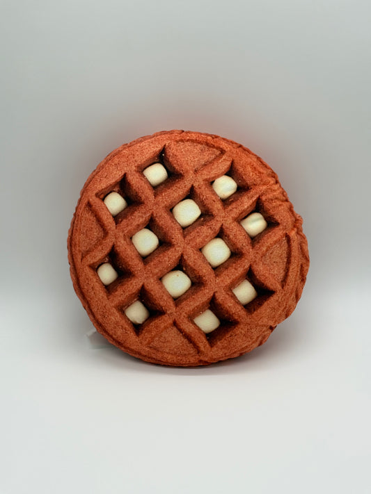 Stuffed Cookie Throw Pillow Cushion Soft White Chocolate Biscuits Food Plush Toy 18"