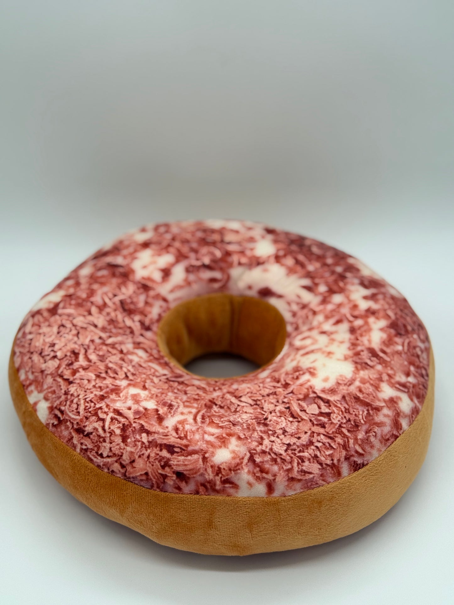 DONUT'S RAINBOW SPRINKLES Pillow for Sitting Round Throw 15x4