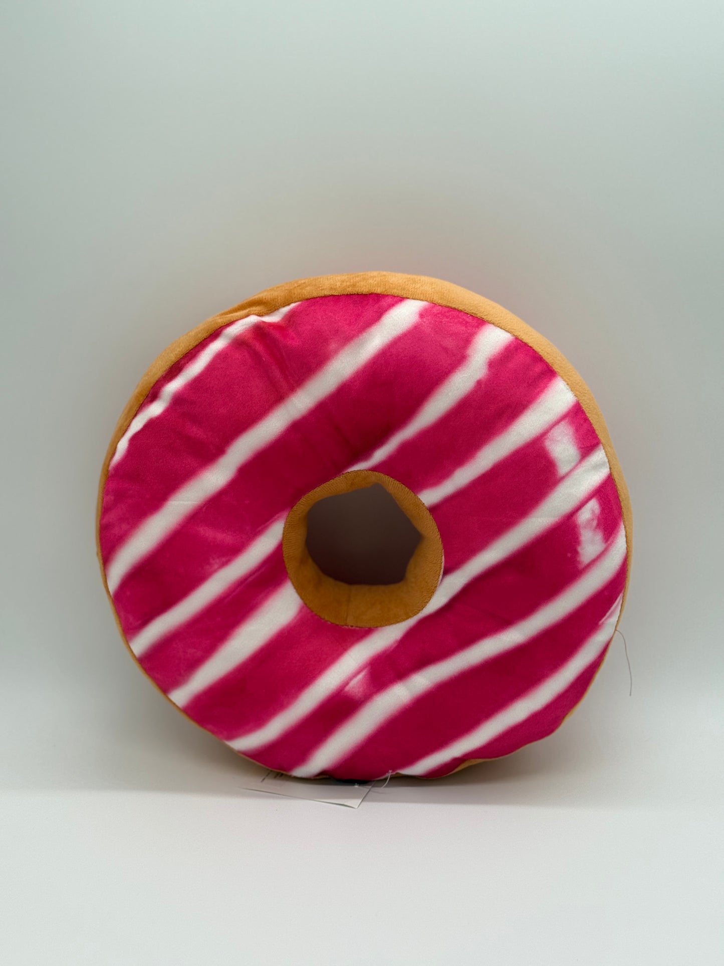 DONUT'S PINK WITH LINES Pillow for Sitting Round Throw 15x4