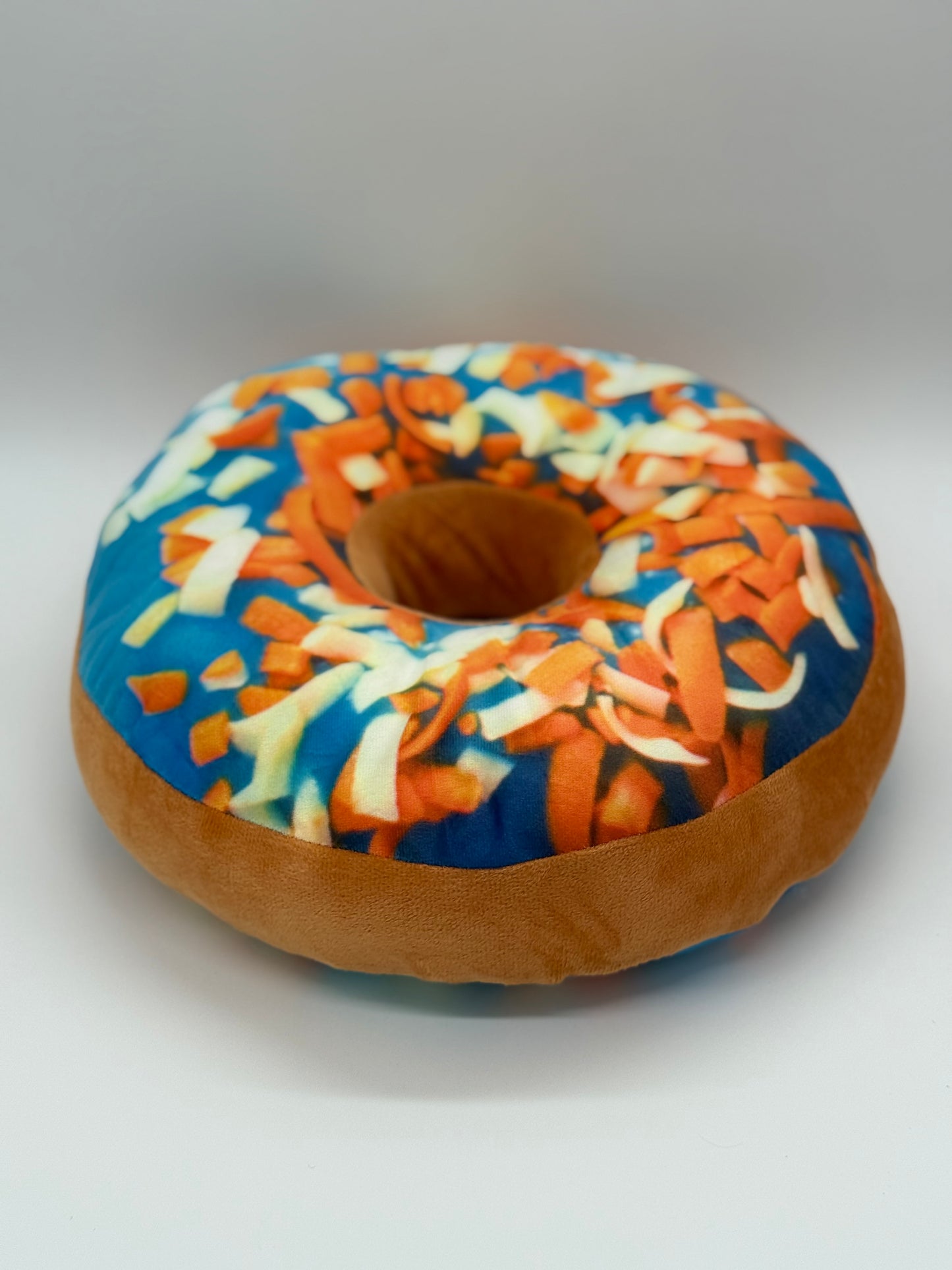 DONUT'S SPRINKLES Pillow for Sitting Round Throw 15x4