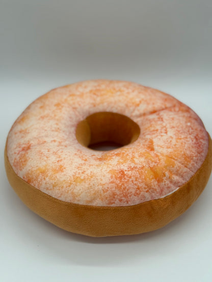 DONUT'S ORANGE Pillow for Sitting Round Throw 15x4