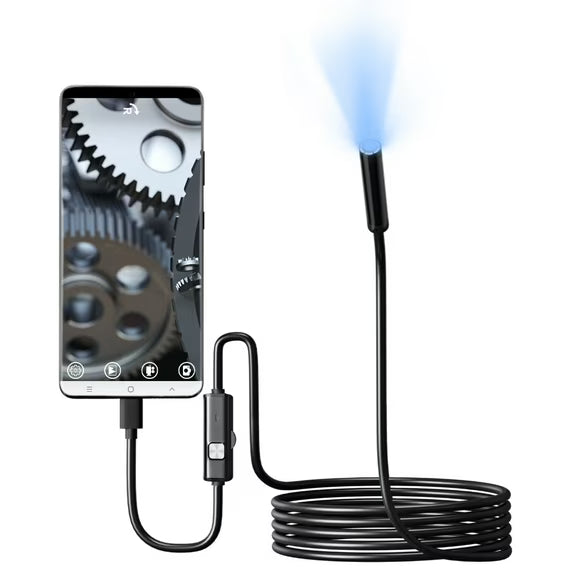 Industrial Endoscope Camera with LED Inspection Camera Borescope for Car Repair