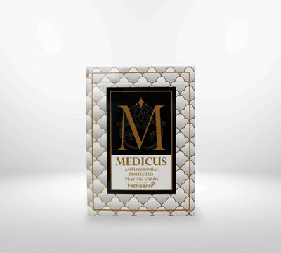 Casino Playing Cards with Poker protective Protected Medicus Desk of Card (WHITE)