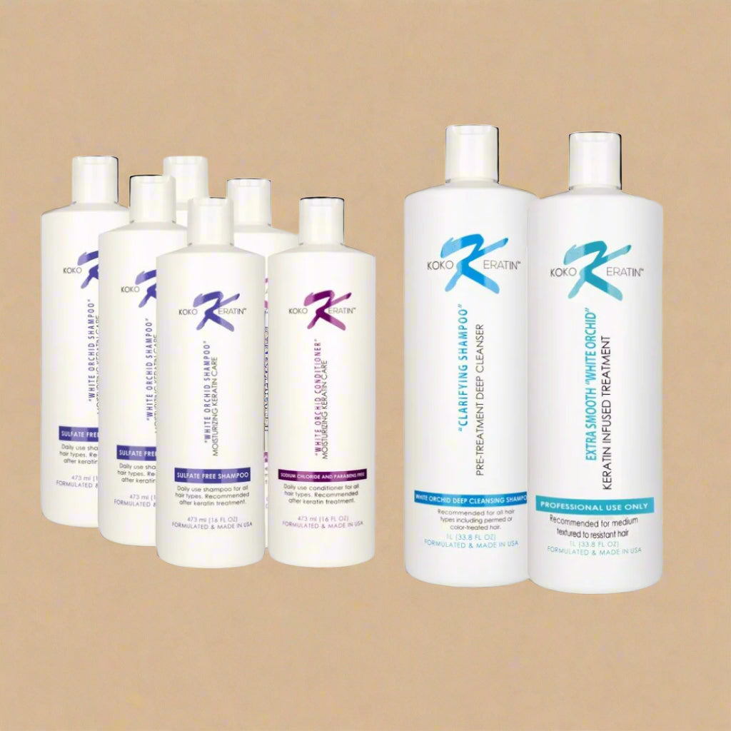 Moisturizing Keratin Treatment Package - White Orchid