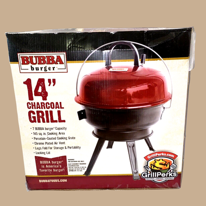 Bubba Burger 14" Charcoal Grill
