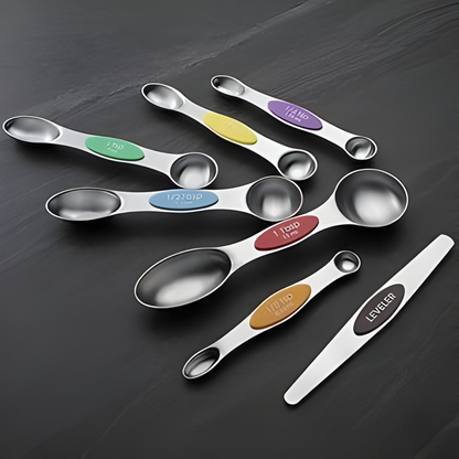 Modern Design Magnetic Measuring Spoons Set of 5
