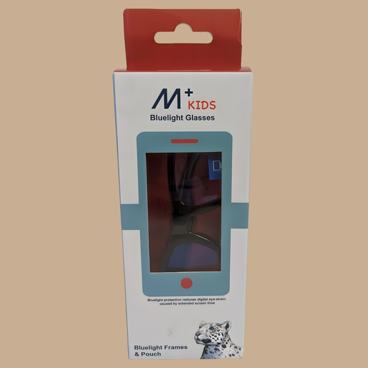 M+ Kids Blue Light Glasses Jay Black UV Protection