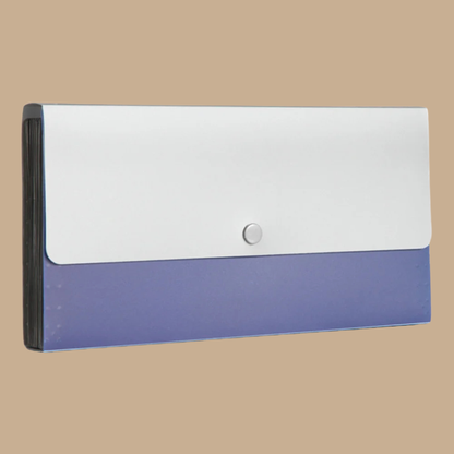 Small Accordion File Organizer A6 - Blue