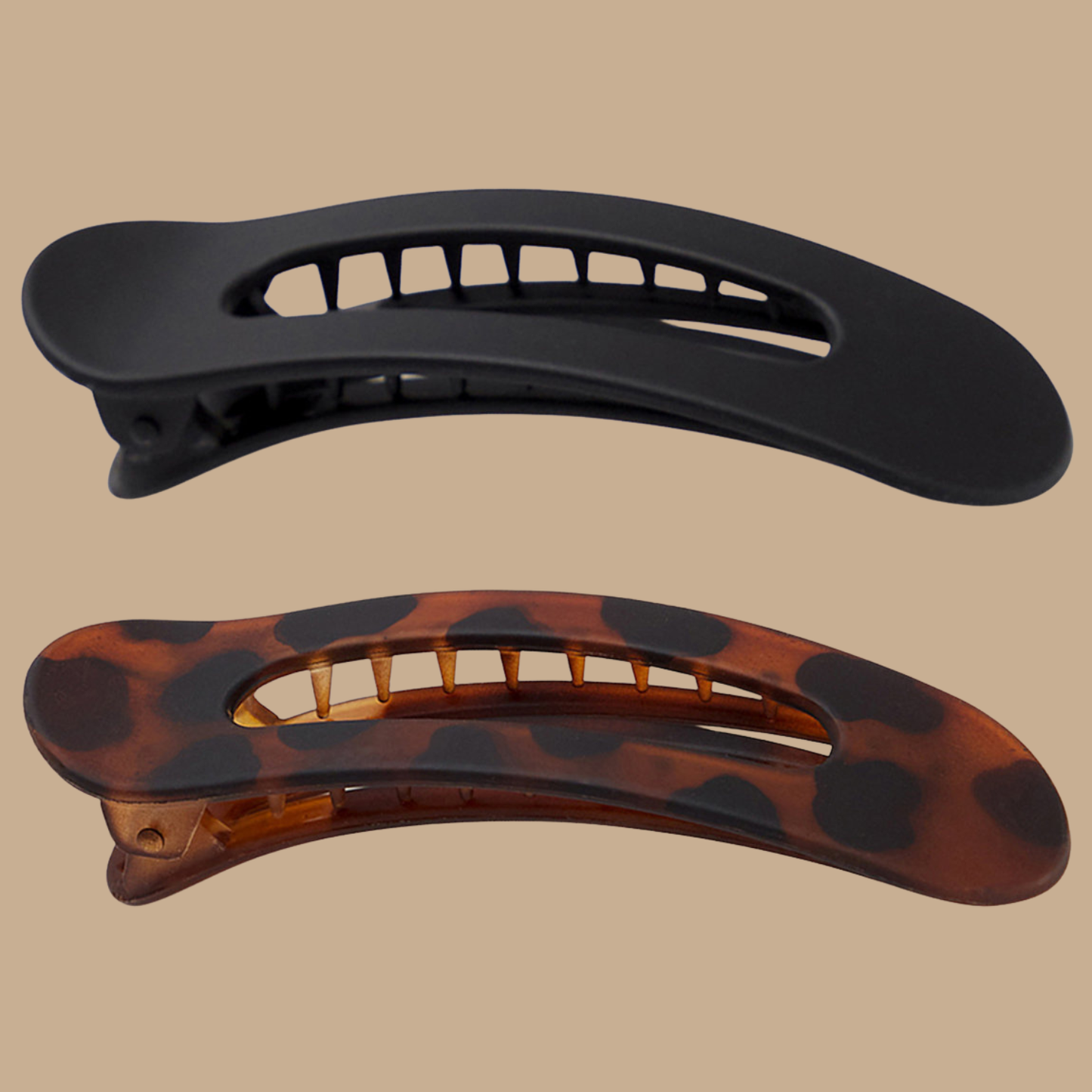 2 Pcs Flat Lay Hair Clips