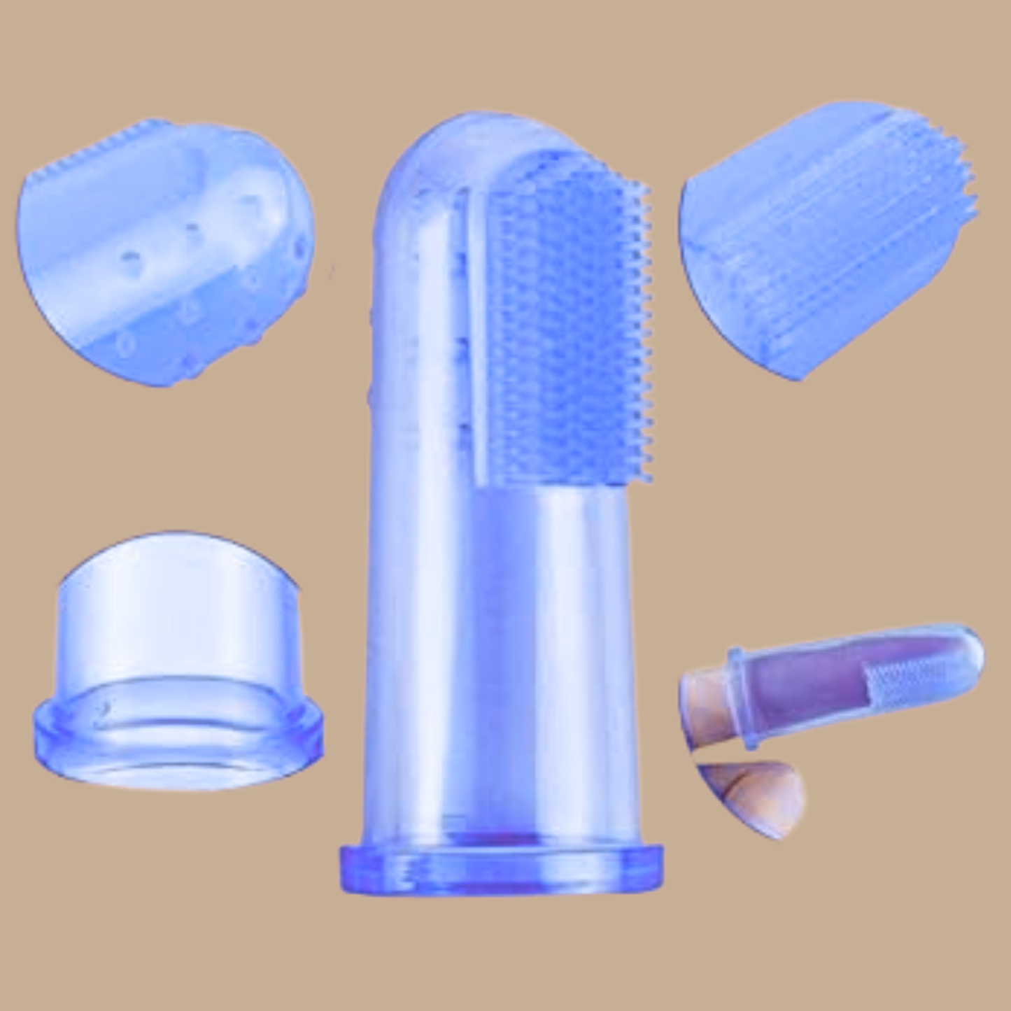 Toothbrush 2-Sided for Elderly – Blue