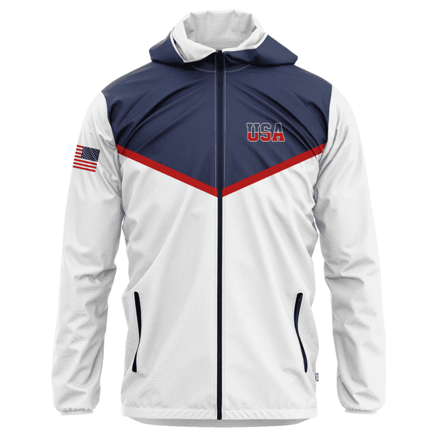 USA Full Zip Rain Jacket