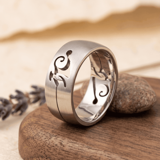 Stainless Steel TRIBAL BAND Ring