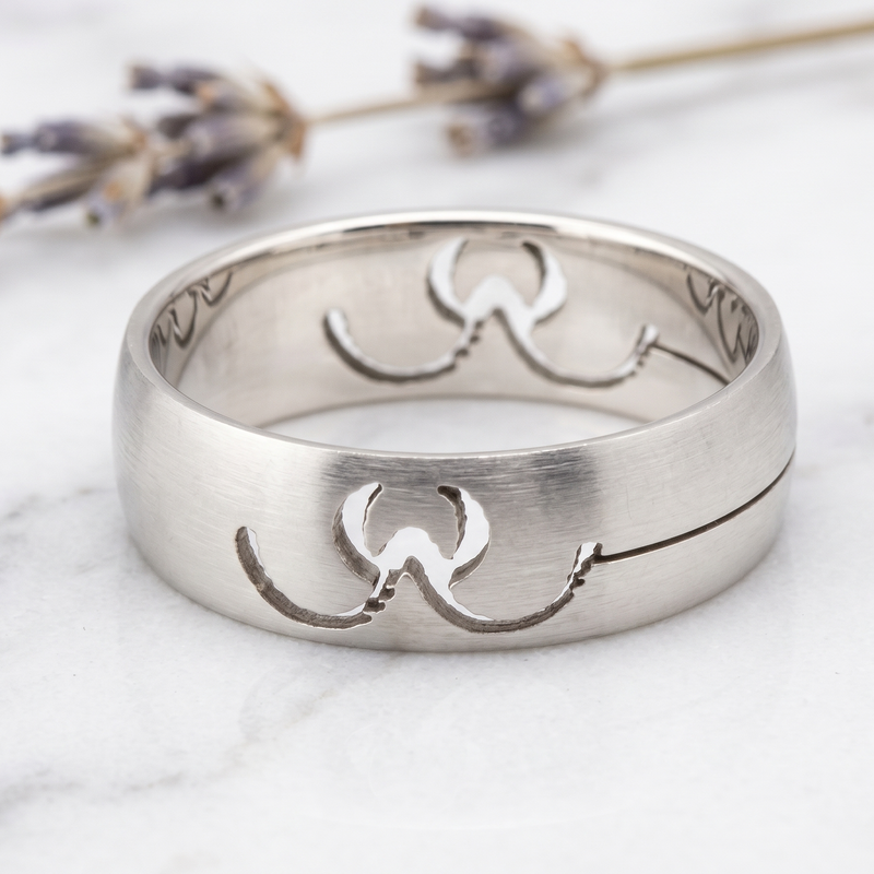Stainless Steel CUTOUT  Bands – FASHION Rings