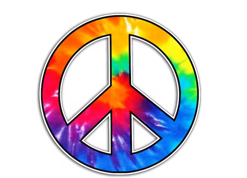 Silver 3 PEACE SIGN Toe/Midi Ring