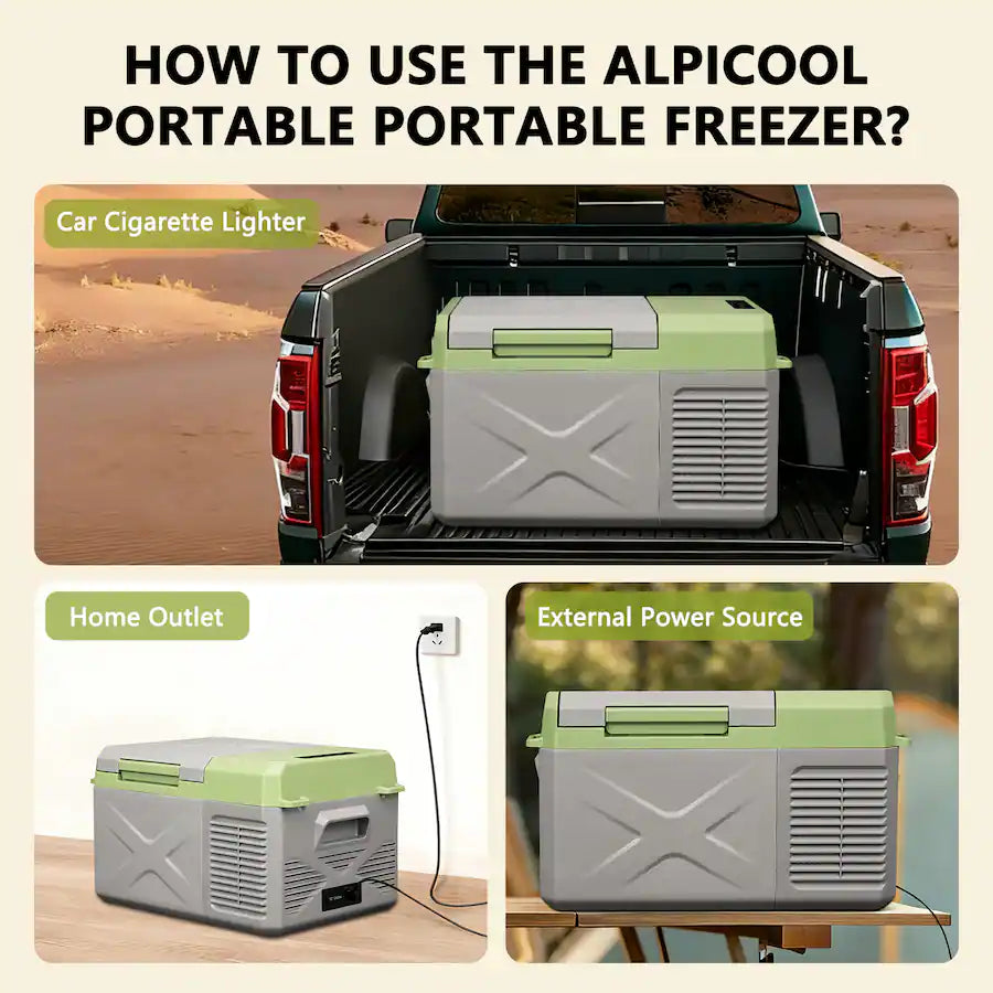 Alpicool X9 Portable Single-Zone DC Compressor Refrigerator & Freezer
