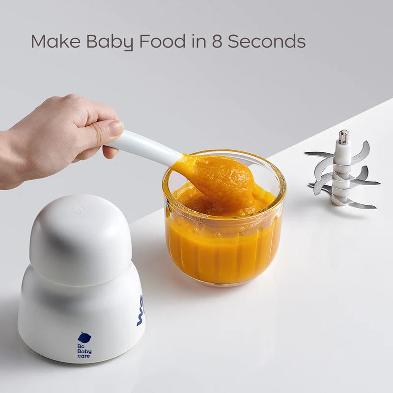 Bc Babycare Baby Food Maker & Electric Food Processor (Clean White)