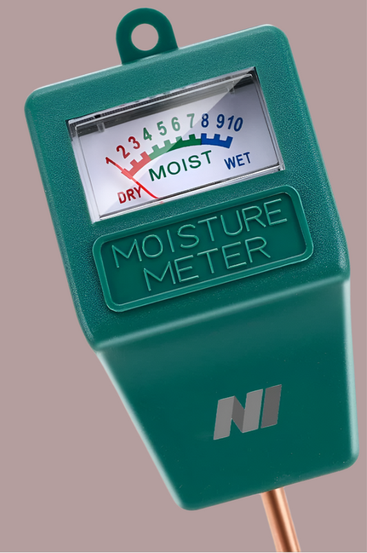 Moisture Meter – Plant Soil pH Meter & Hygrometer Sensor for Indoor/Outdoor Use (No Battery Needed)