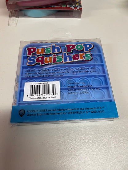 SCOOBY-DOO!  Push Pop Squishies Squishers Backpack Fidget Toy BLUE SQ
