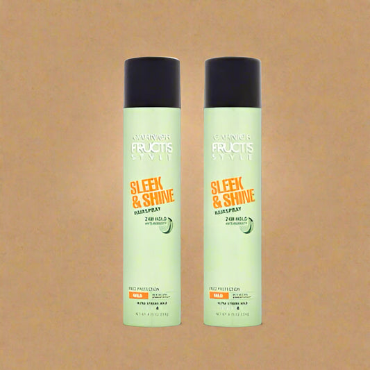 Garnier Fructis Style Sleek & Shine Hairspray – 8.25 oz (2-Pack)