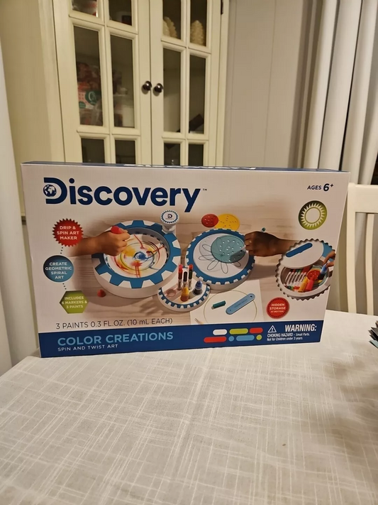 Discovery Kids Color Creations Spin & Twist Art Kit