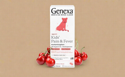 Genexa Kids Pain & Fever (118 mL, Cherry Flavor)