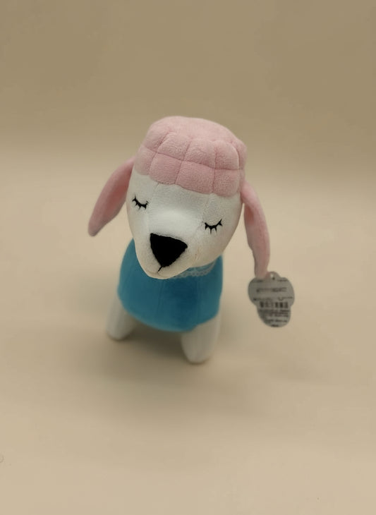 Pink Poodle Small Plush Toy – Cute Puppy Stuffed Animal Doll