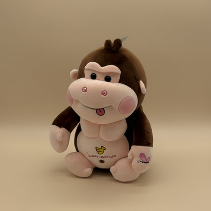 Soft Plush King Kong Stuffed Animal Toy – Medium Size (10" to 14")