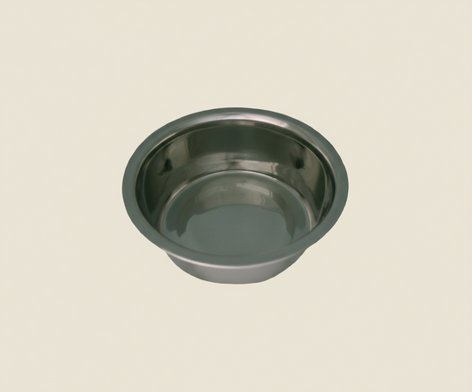 My Pet Dog Life Stainless Steel Tapered Bowl – 5-Inch Diameter (Silver)