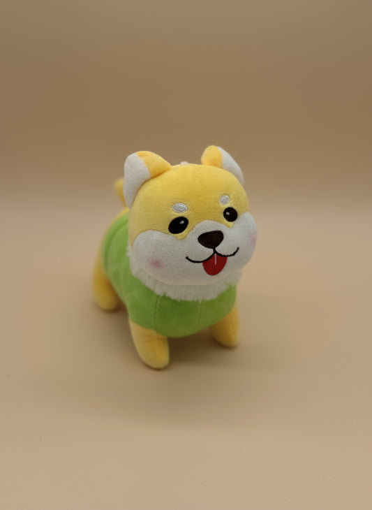 Small Yellow Puppy Plush Toy – 8" to 9" Cute Stuffed Dog Gift