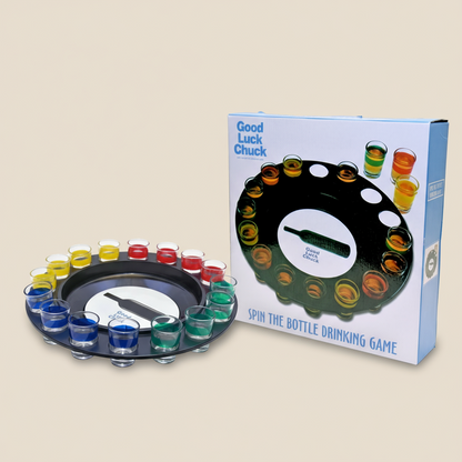 Spin The Bottle Drinking Game – Party Shot Glass Set