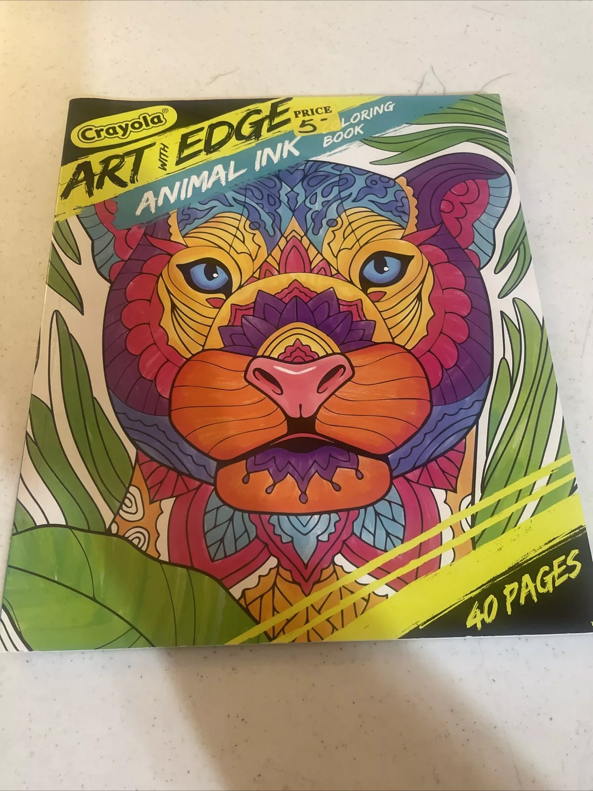 Crayola Art With Edge: Animal Ink Coloring Book - COLO