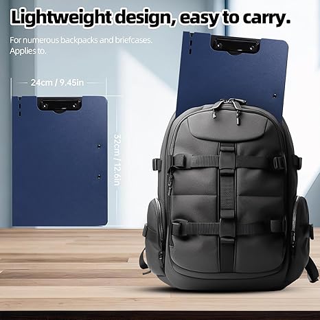 Foldable Clipboard with Cover – Lite Blue