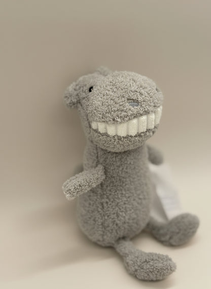 Soft Plush Hippo Stuffed Animal Toy – Medium Size (10" to 14")