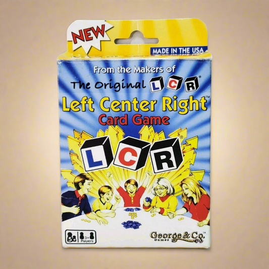 LCR - Left Center Right Card Game by George & Company - Yellow Box